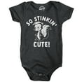thumbnail image 1 of So Stinkin Cute Baby Bodysuit Funny Sarcastic Skunk Graphic Novelty Jumper for Infants, 1 of 8