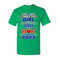 thumbnail image 1 of So There's This Girl Who Completely Stole My Heart She Calls Me Pops Funny DT Adult T-Shirt Tee, 1 of 2