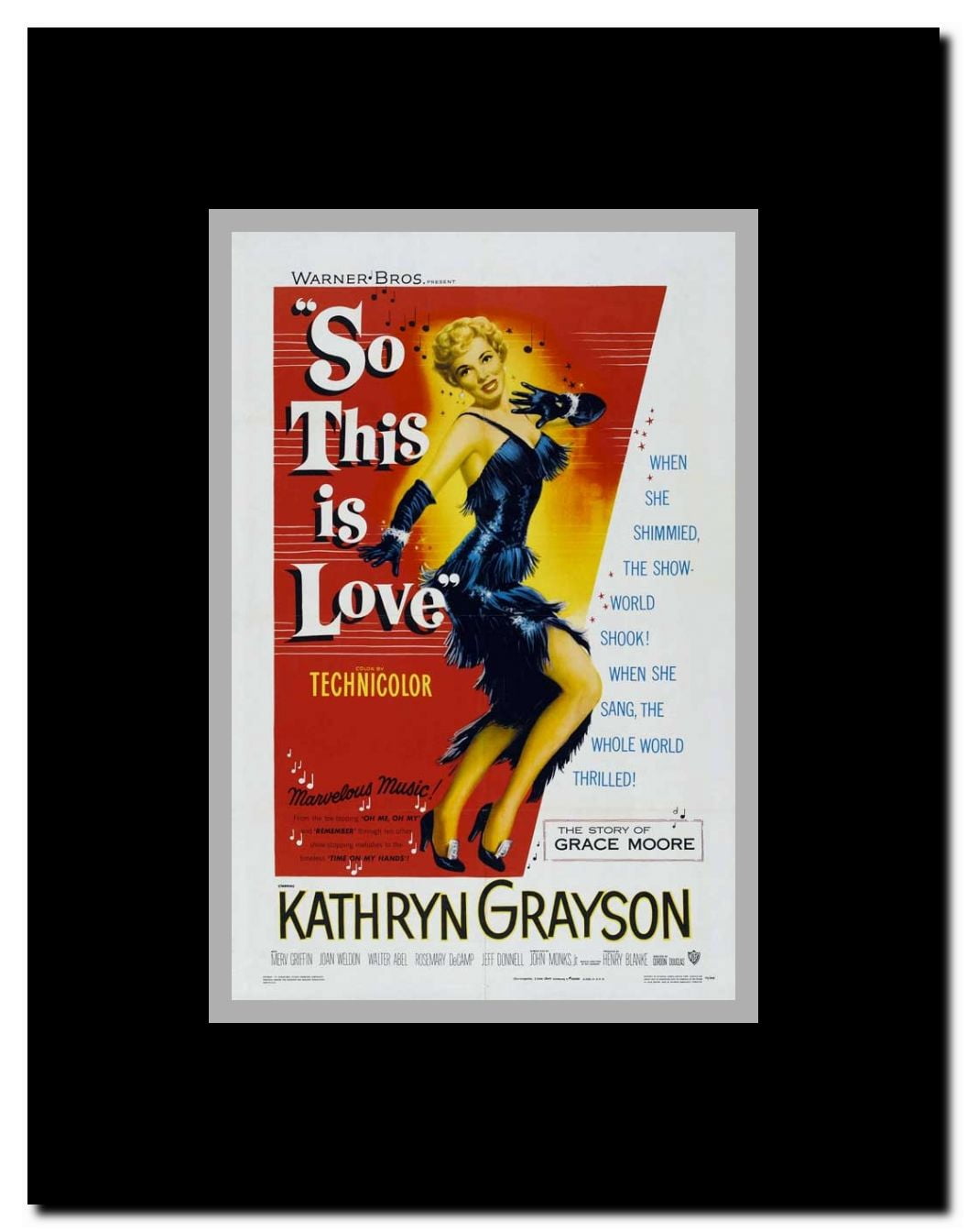 So This Is Love Framed Movie Poster