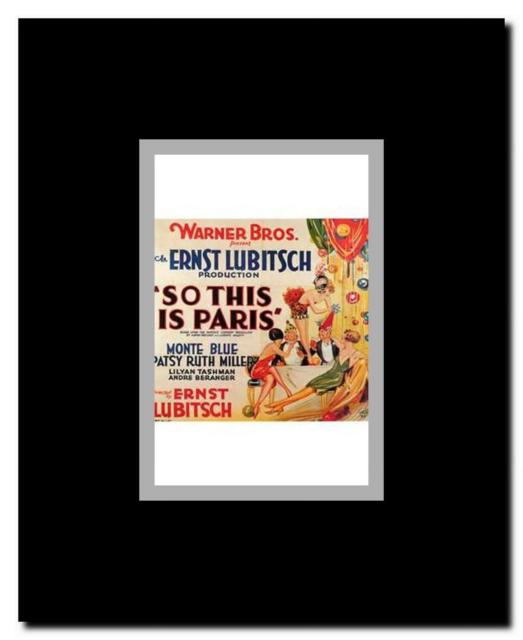 So This is Paris Framed Movie Poster