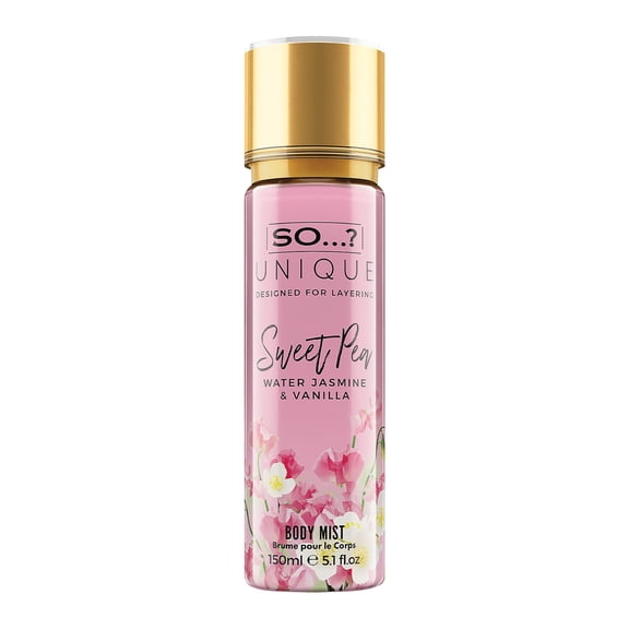 So… Unique Sweet Pea Body Mist, Body Spray for Women, 5.1 oz