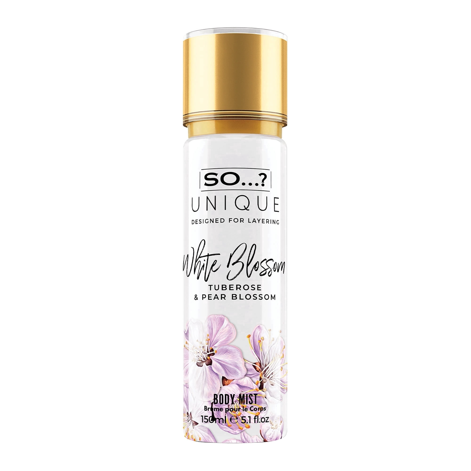 So… Unique White Blossom Body Mist, Body Spray for Women, 5.1 oz