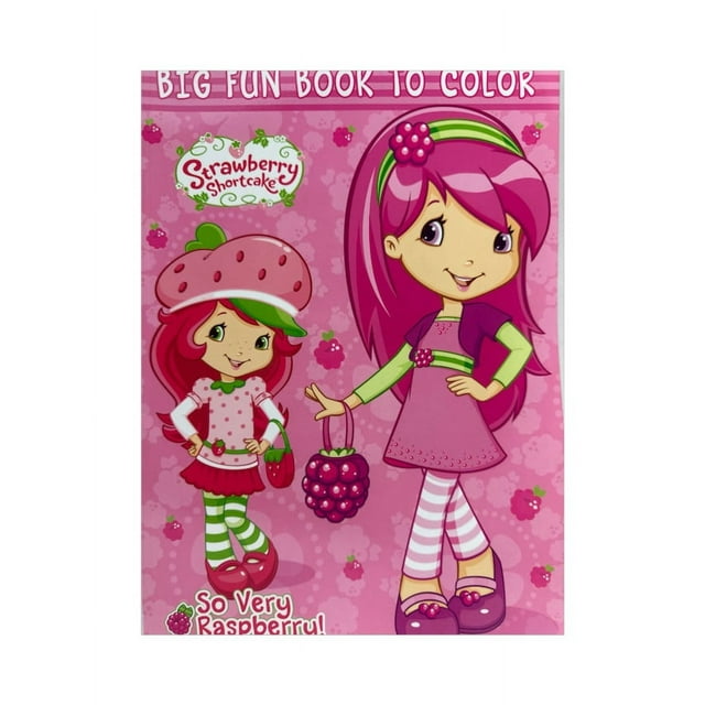 So Very Raspberry Strawberry Shortcake Big Fun Book to color - Walmart.com