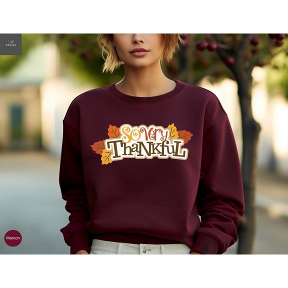 So Very Thankful T-Shirt, Thanksgiving Shirt, Thanksgiving T-Shirt, Thanksgiving Gift, Tha