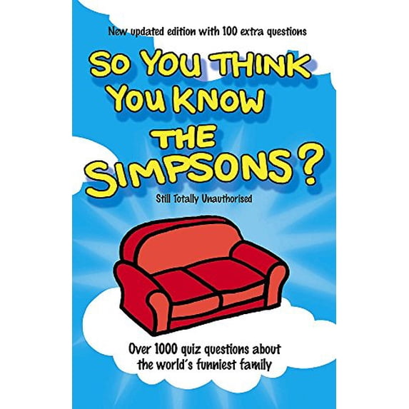 Pre-Owned So You Think You Know: The Simpsons Paperback