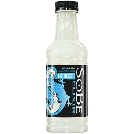SoBe Elixir Liz Blizz Pina Colada Juice Drink, 20 oz Bottle