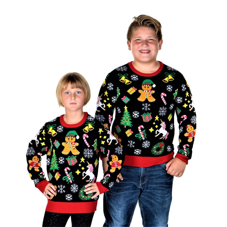 Walmart ugly deals christmas sweater unicorn