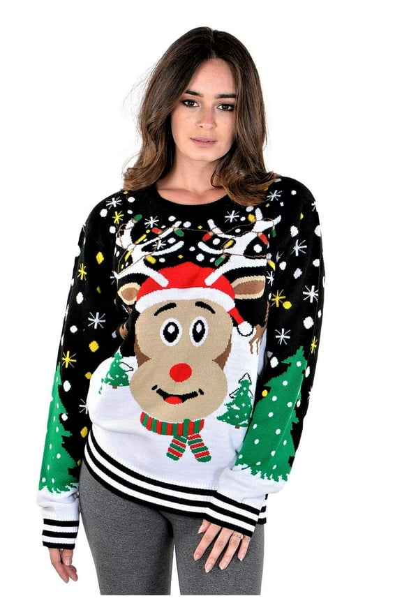Youth Ugly Christmas Sweater-Cute Holiday Pullover for Teens Big Boys & Girls 13/14 Years