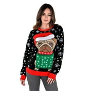 SOCAL LOOK Youth Ugly Christmas Sweater-Cute Holiday Pullover for Teens Big Boys & Girls 13/14 Years