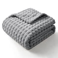 thumbnail image 1 of SoComfy by Bedelite Throw Blanket for Couch and Bed- Super Soft and Warm 3D Checkered Fluffy Fuzzy Fleece Blanket, Luxurious Plush Cozy Blanket for Room Decor Spring, 1 of 8