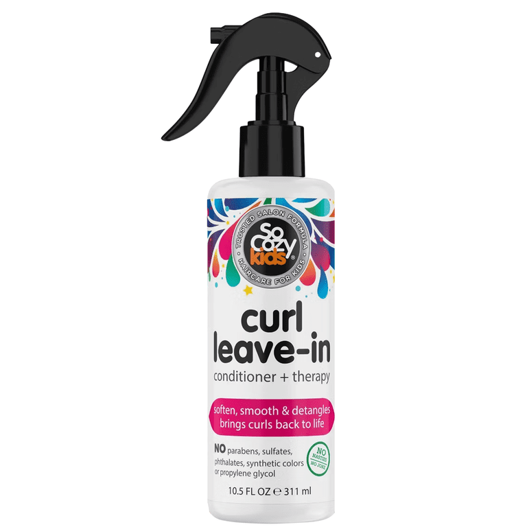 SoCozy Kids Curl Leave In Conditioner + Therapy Spray for Soft