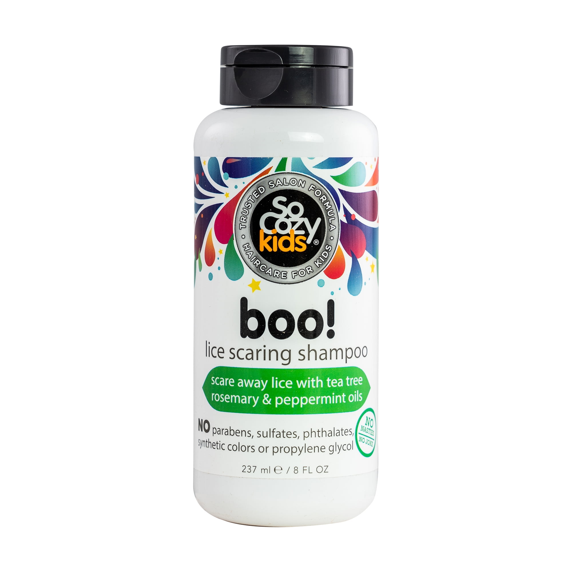 SoCozy Kids's Boo! Lice Prevention Shampoo with Tea Tree Rosemary
