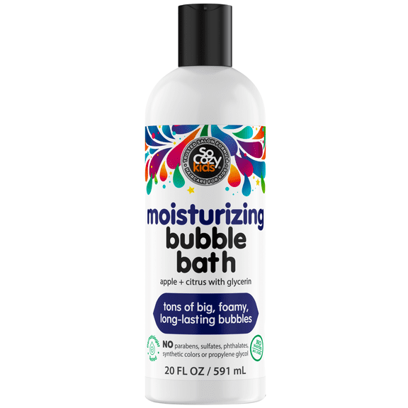 SoCozy Kids Apple & Citrus Moisturizing Bubble Bath & Body Wash, 20 fl oz