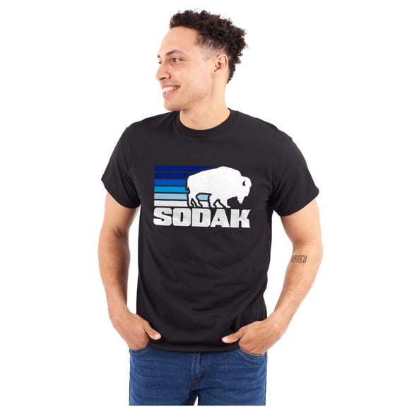 SoDak South Dakota Buffalo Vacation Plus Size Crewneck Graphic Tee Shirt Brisco Brands 2X