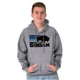 thumbnail image 1 of SoDak South Dakota Buffalo Vacation Unisex Plus Fleece Graphic Hoodie Brisco Brands 2X, 1 of 5