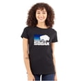 thumbnail image 1 of SoDak South Dakota Buffalo Vacation Womens Slim Fit Graphic Tee Brisco Brands M, 1 of 5