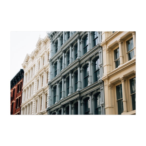 SoHo Architectural 01 - Manhattan New York Photography Unframed Wall Art Print 16 x 24 inches