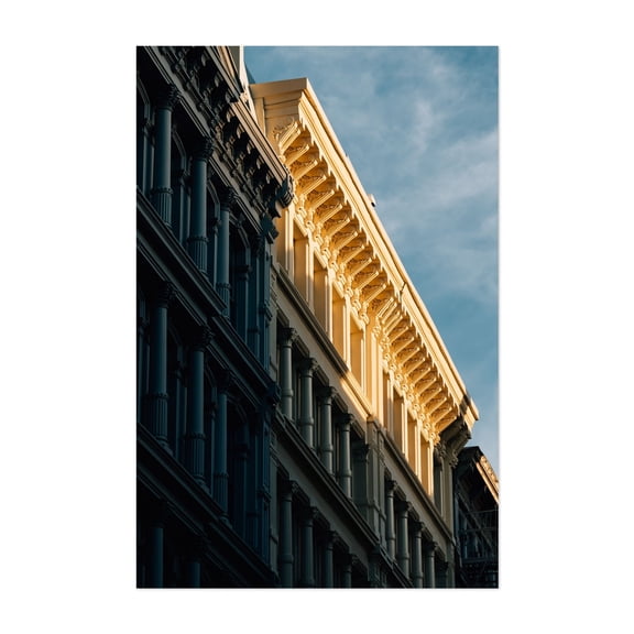 SoHo Architectural 02 - Manhattan New York Photography Unframed Wall Art Print 24 x 36 inches