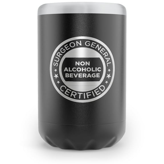 SoHo Can Cooler Gift for Men & Women, Insulated for 12oz Standard Beer or Soda Can, Funny Tumbler for Christmas 2022 / Birthday Gifts " Non Alcoholic Beverage" (Gift Boxed)