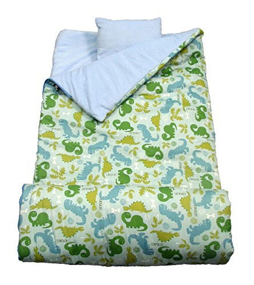 SoHo Slumber Bag for Kids, Dinosaur, With Pillow and Sleeping Bag Cover