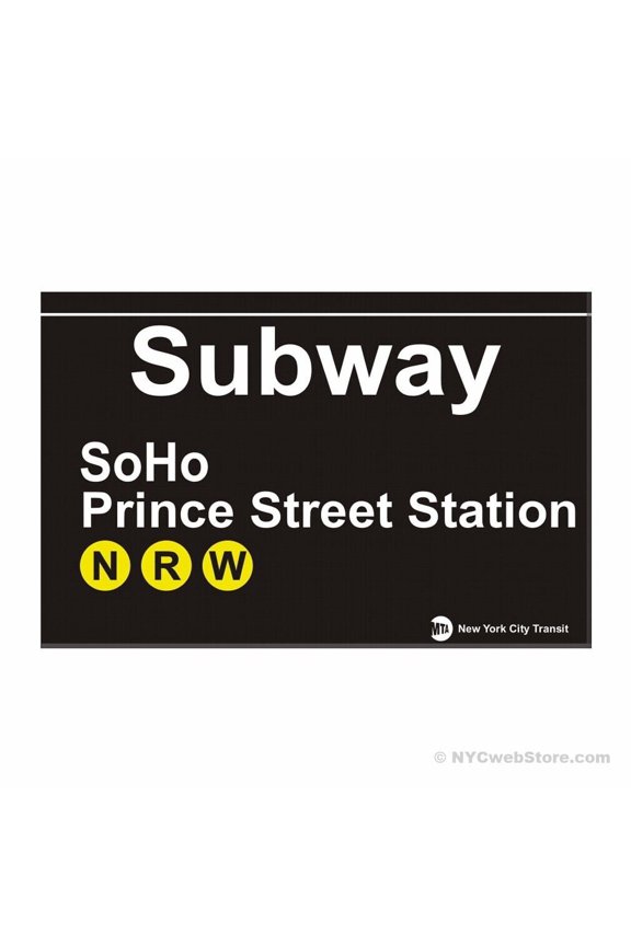 SoHo Station NYC Subway Magnet - New York City MTA Station Souvenir Gift