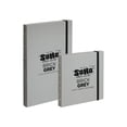 thumbnail image 1 of SoHo Urban Artist Brick Sketchbook Journals for Sketching, Drawing, Colored Pencils, Graphite, and more - Grey Set of 2 - 5.5"x5.5" & 5.5"x8.5" (100 GSM, 80 Sheets), 1 of 7