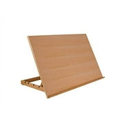 SoHo Urban Artist Extra Large 19.75" x 29.5" Adjustable Portable Drawing Board Stand Easel, 5 Positions, Natural Beechwood Finish