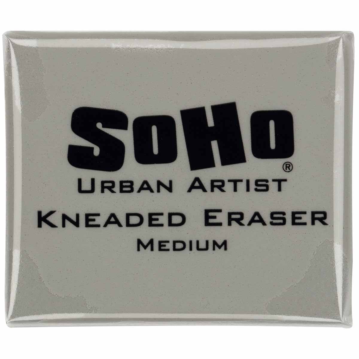 SoHo Urban Artist Kneaded Putty Eraser for Graphite Charcoal & Pastel, 24-Pack Medium Grey Eraser, Soft Flexible Drawing Tool for Blending Highlighting & Detail Work, PVC & Latex Free