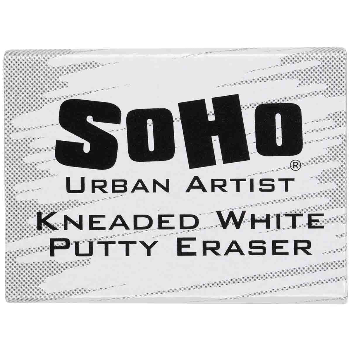 SoHo Urban Artist Kneaded Putty Eraser for Graphite Charcoal & Pastel, 36-Pack Standard White Eraser, Soft Flexible Drawing Tool for Blending Highlighting & Detail Work, PVC & Latex Free