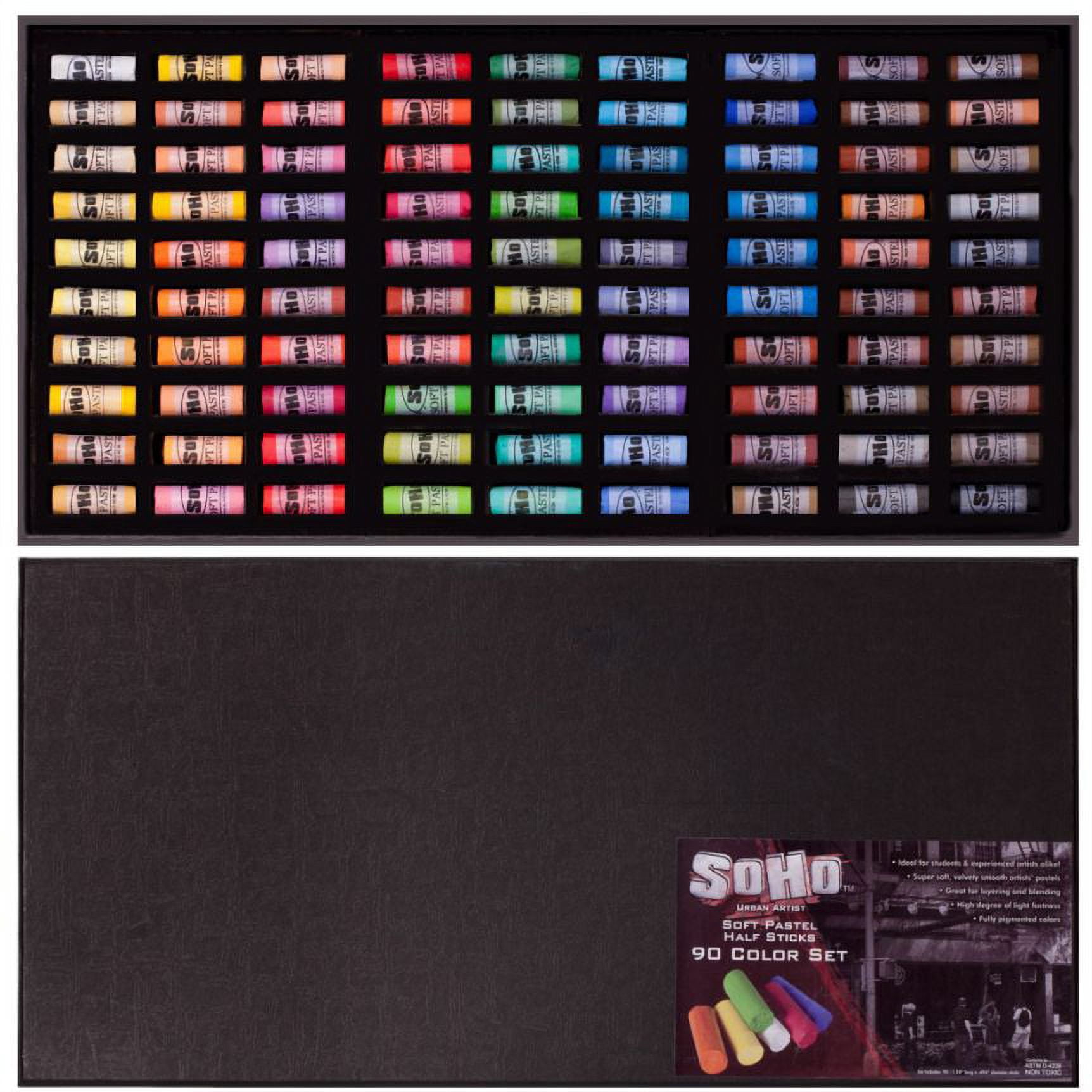 SoHo Urban Artist Soft Pastel Half Stick Sets - Super Soft, Super