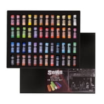 SoHo Urban Artist Soft Pastels Set of 48 Unique, Vibrant Colors - Half Stick 1.3" Long, Soft Pastels for Artists, Velvety Texture, Lightfast, Perfect for Layering & Blending