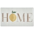 thumbnail image 1 of SoHome Cozy Living Home Lemon Anti-Fatigue Kitchen Mat, Off White/Yellow, 20"x36", 1 of 6