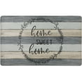 thumbnail image 1 of SoHome Cozy Living Home Sweet Home Modern Farmhouse Anti-Fatigue Kitchen Mat, Grey/Beige, 17.5"x30", 1 of 13