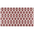 thumbnail image 1 of SoHome Cozy Living Kochi Lattice Anti-Fatigue Kitchen Mat, Picante Red/White, 20"x36", 1 of 7