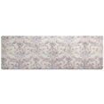 thumbnail image 1 of SoHome Cozy Living Watercolor Damask Runner Anti-Fatigue Kitchen Mat, Cream/Blue, 17.5"x55", 1 of 9