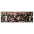 thumbnail image 1 of SoHome Cozy Living Wine Collection Runner Anti-Fatigue Kitchen Mat, Brown/Red, 17.5"x55", 1 of 9