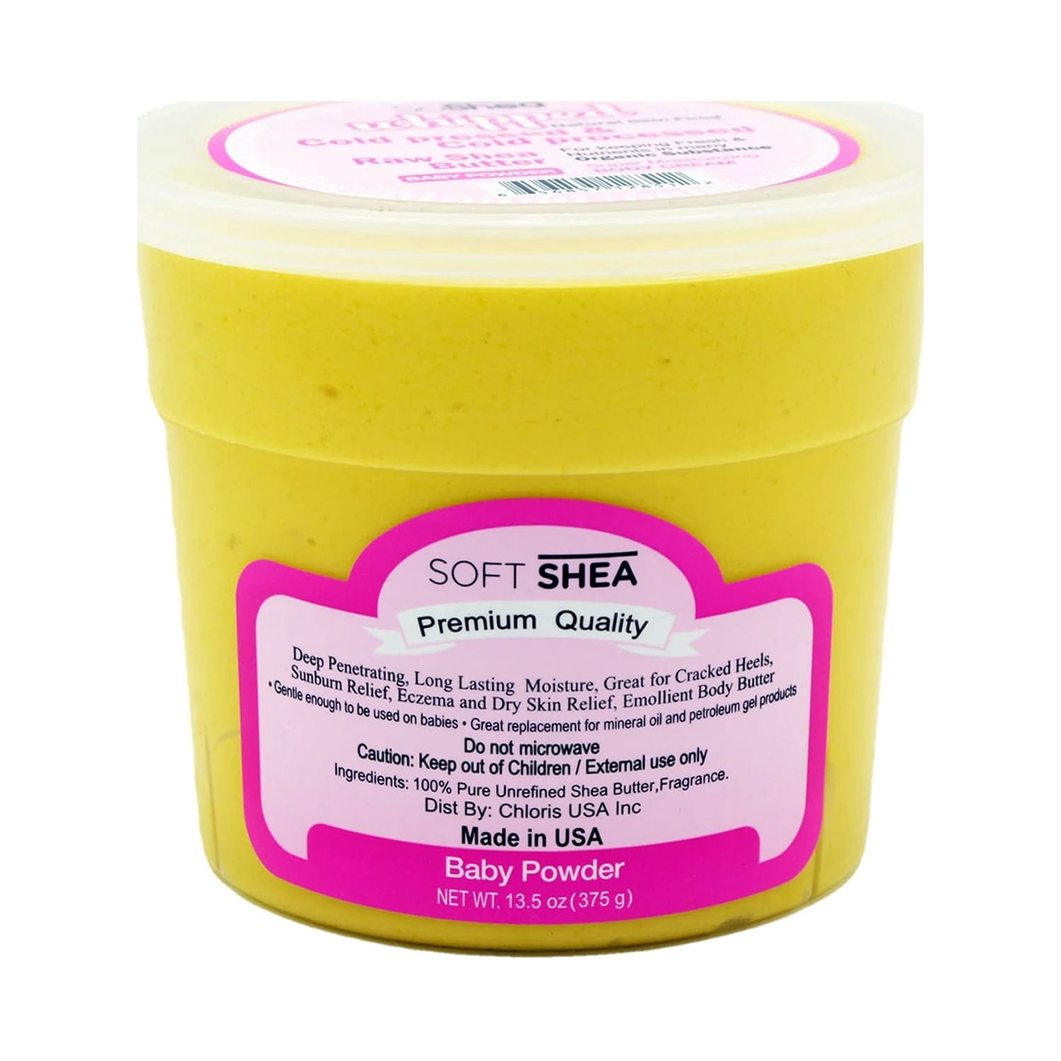 SoShea Whipped Shea Butter Baby Powder 13.5 oz,Pack of 2