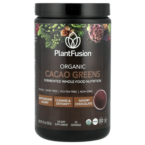 PlantFusion Organic Cacao Greens, 8.9 oz (255 g)