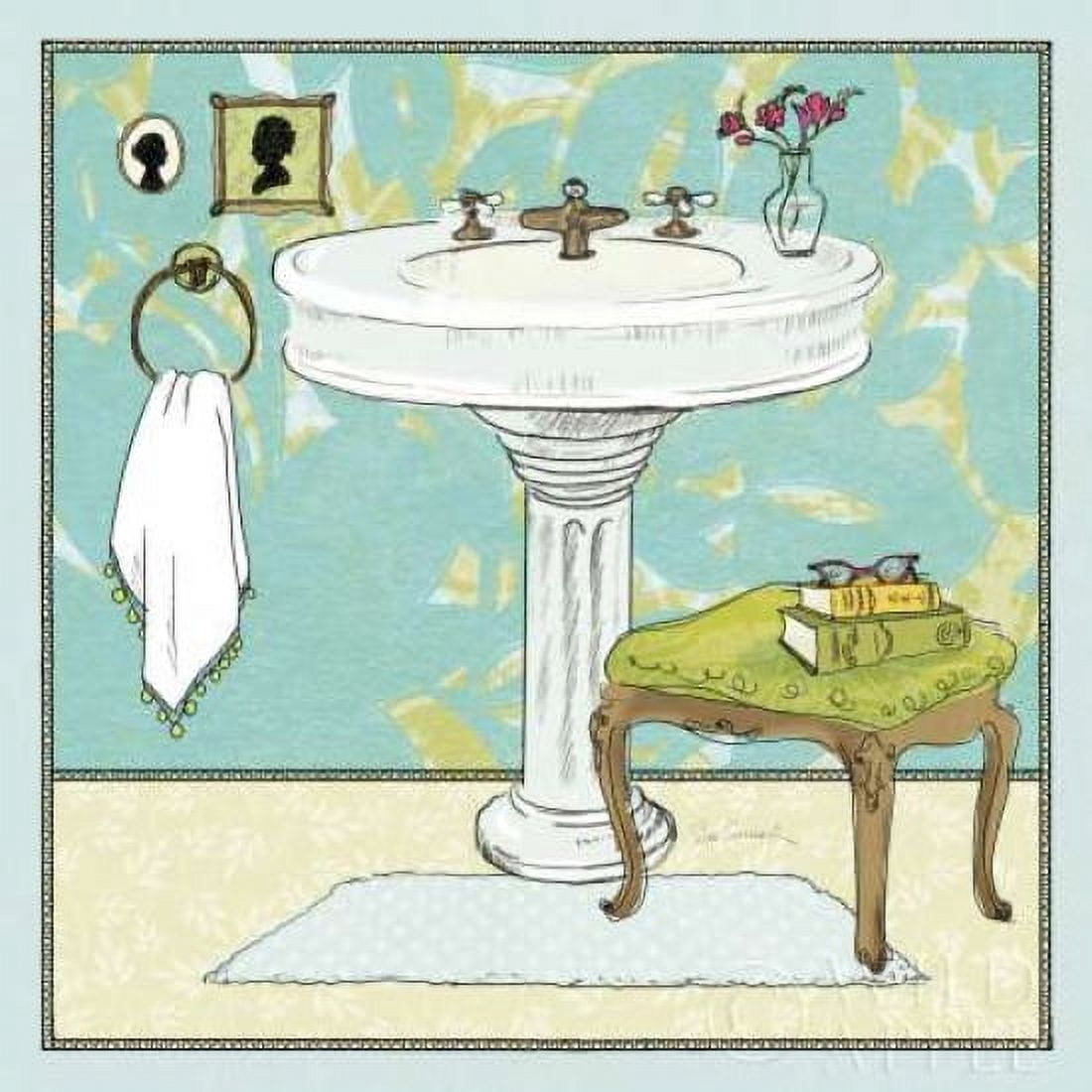Soak Awhile - Sink Canvas Art - Sue Schlabach (24 x 24)