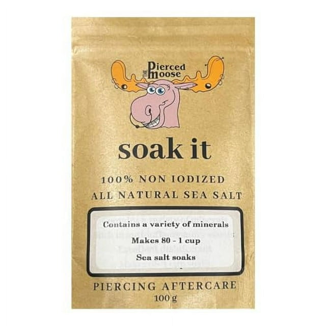 Soak It Piercing Aftercare 100 Non Iodized Natural Sea Salt
