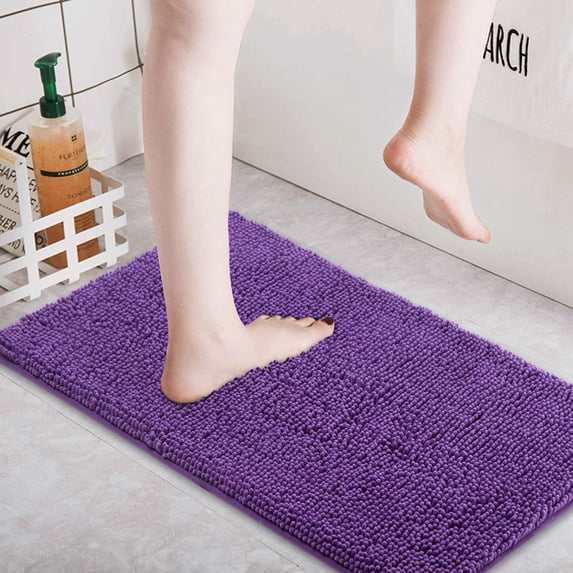 Soak Stopper Absorbent Indoor Chenille Doormat, Muddy Dog Washable Rug, Quick Dry Soft Microfiber, Durable Rubber Backing, Absorbs Water and Moisture, Door Mat for Entry