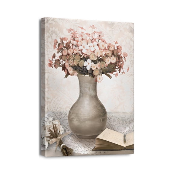 Soak in Comfort with our Rustic Farmhouse Bathroom Wall Art - Relax and Unwind with our Framed Cotton Canvas Print