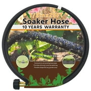 Soaker Hose 25 Ft for Garden Beds, Water Hose for Watering Irrigation, Heavy Duty Garden hose Soaker Hoses  Drip Hoses for Garden - Drip Hose Irrigation