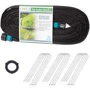 Soaker Hose 50 ft x 1/2 inch Save Water Heavy Duty Sprinkler Drip Hose for Garden Flower Bed Seedling
