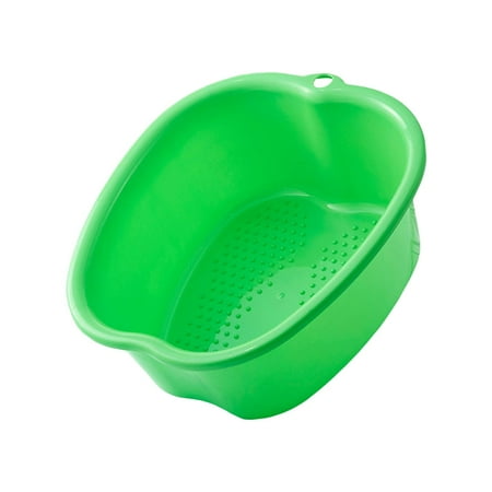 Soaking Bath Basin Foot Tub Bucket ,Pedicure and Massager Tub Foot Bath SPA Basin Foot Basin for Soaking Feet Dry Cracked Foot Green