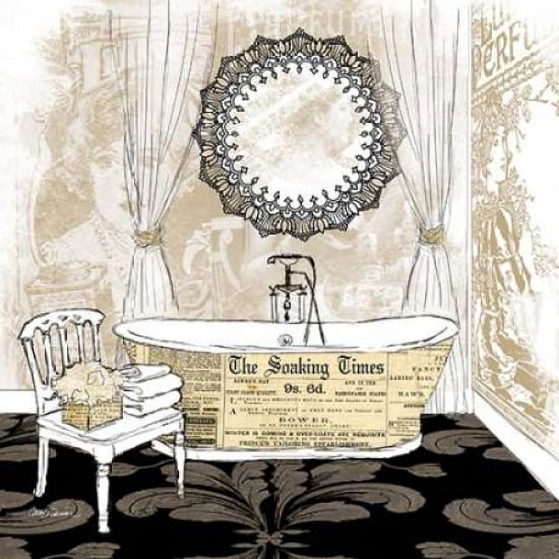 Soaking Times Canvas Art - Carol Robinson (24 x 24)