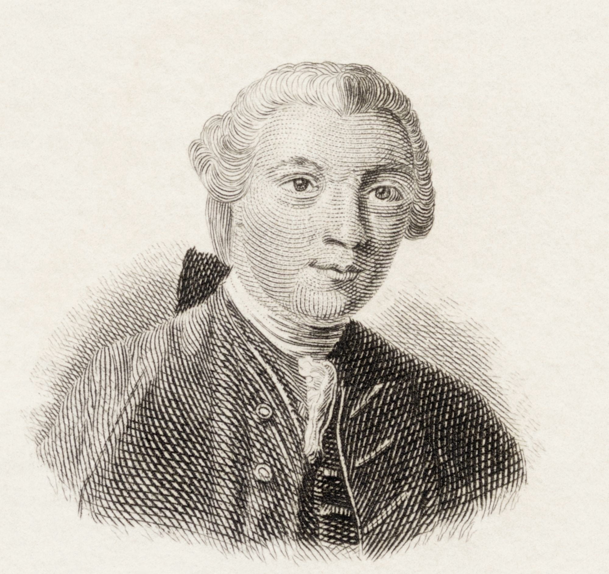 Soame Jenyns 1704 To 1787 English Writer From Crabbs Historical Dictionary Published 1825 Canvas Art - Ken Welsh Design Pics (15 x 14)