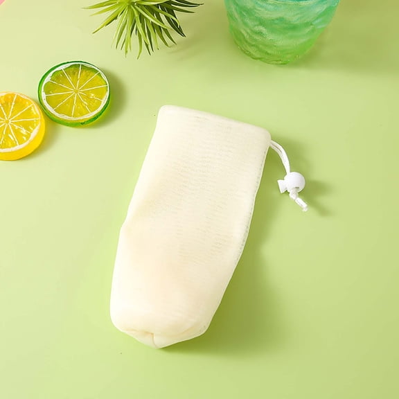 Soap Bag Natural Sisal Soap Saver Bag Pouch Mesh Waste Exfoliating Foaming and Drying Soap Holder for Shower