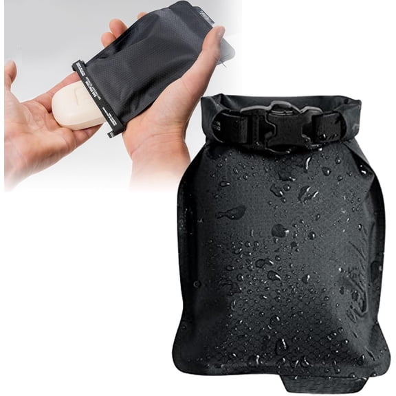 Soap Bar Case - Waterproof & Leakproof Travel Soap Holder, Compact Quick-Dry Pouch for Shampoo Bars, Perfect for On-The-Go Hygiene