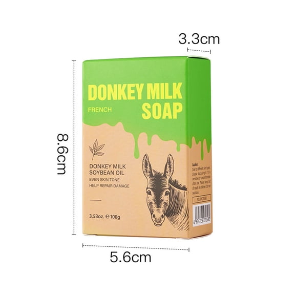 Soap Bar,Milk Soap Bar,Long-Lasting Milk Soap with Moisturizing & Deep Cleansing Properties - 100g Suitable for All Skin Types(MulticolorB)